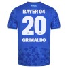 Conjunto Bayer 04 Leverkusen Alejandro Grimaldo 20 Tercera Equipación 2025-26 - Niño